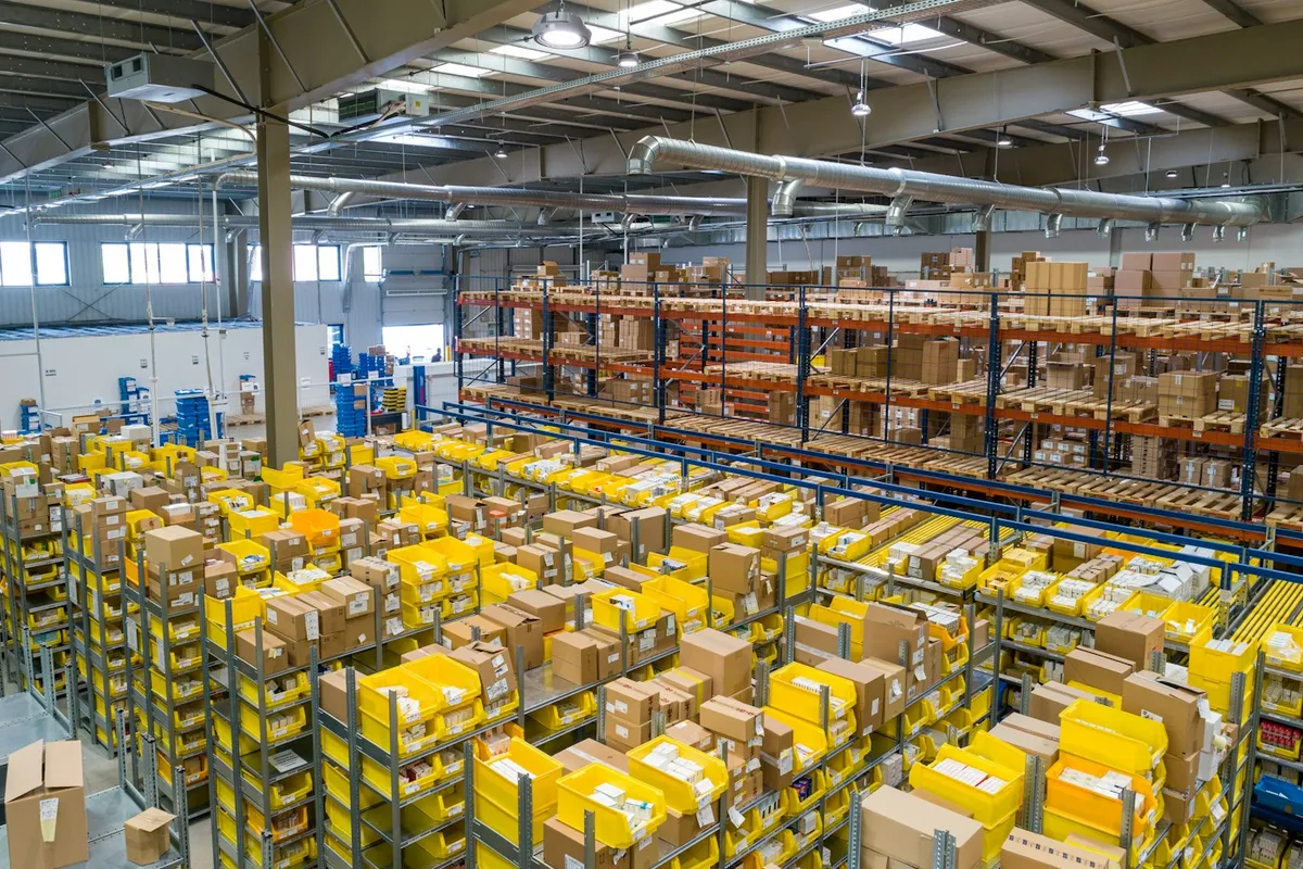 Industrial warehouse interior illustrating a commercial property category